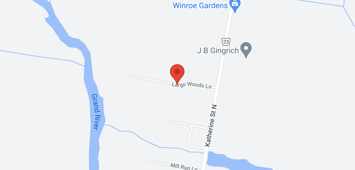 map of 101 Largo Woods Lane
